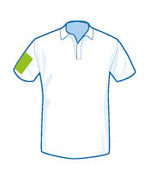 Címer, szponzor logo, nemzeti zászló, monogram