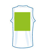 Csapatnév, reklámfelirat, játékosnév, nagy szám